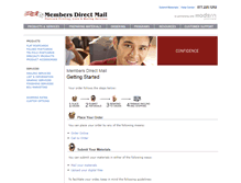 Tablet Screenshot of membersdm.modernpostcard.com